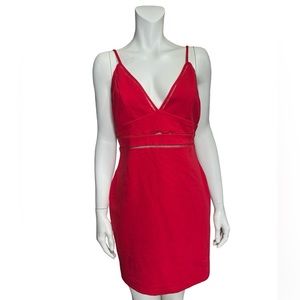 Lulu’s Red V-Neck NWT Mini Dress Size Large